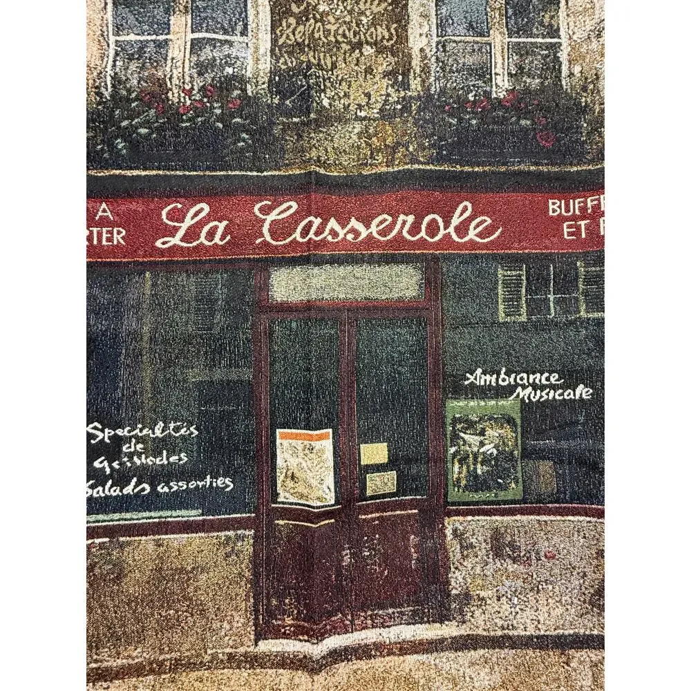 Manual Old World Paris Forgotten Cafe Tapestry Wall Hanging 53x35 Chiu Tak Hak